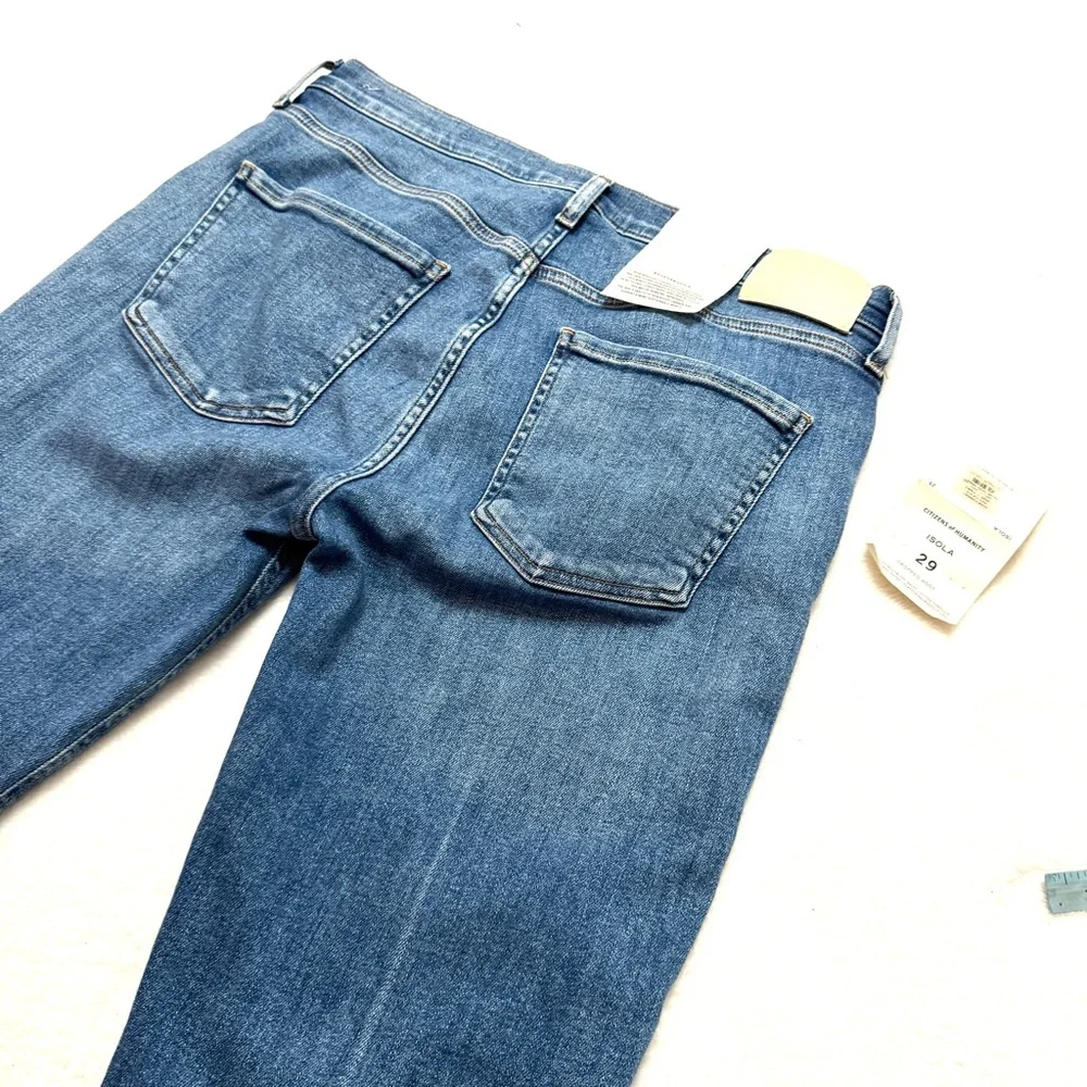 Citizens of Humanity sz 29 Jeans Isola Crop Boot In Splendor Blue - Picture 6 of 9